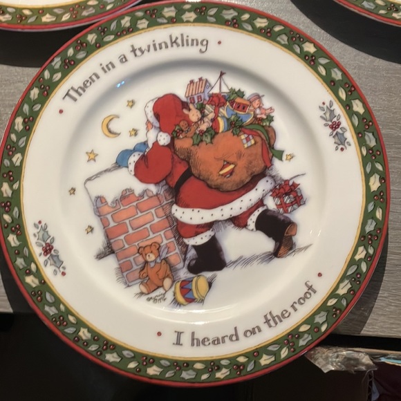 A Christmas Story..Series 2 salad plates set of 4 - Picture 4 of 5
